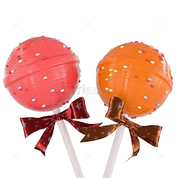 写实棒棒糖蝴蝶结