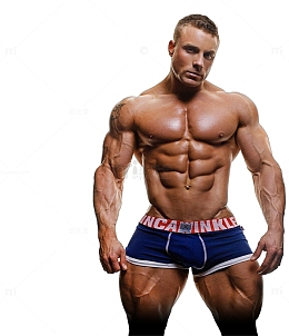 强身健体健美肌肉男