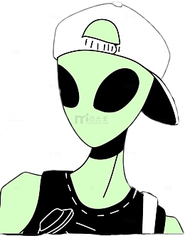 手绘外星人