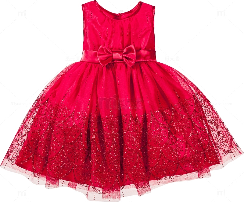 红色公主裙