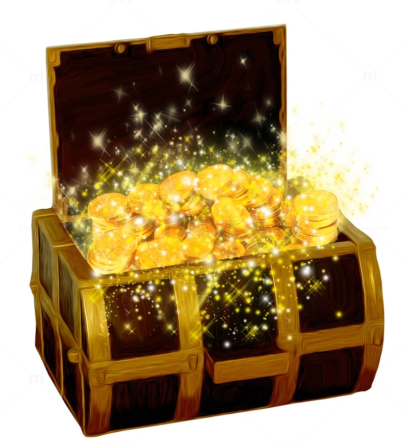 金光闪闪的箱子