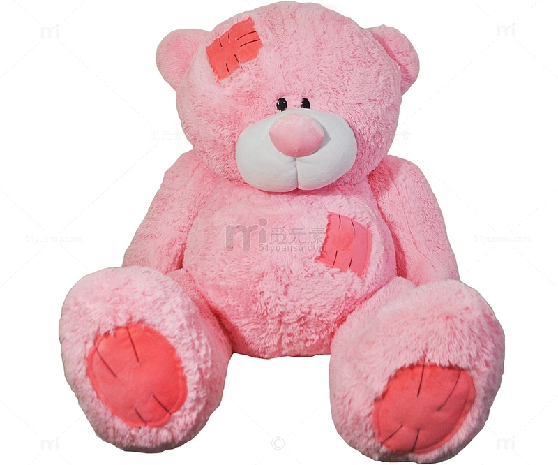 粉色泰迪熊
