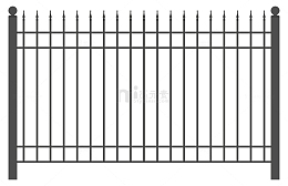 黑色栅栏
