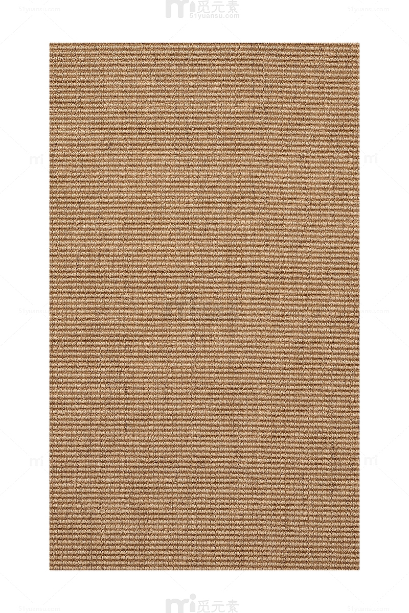 棕色针织地毯