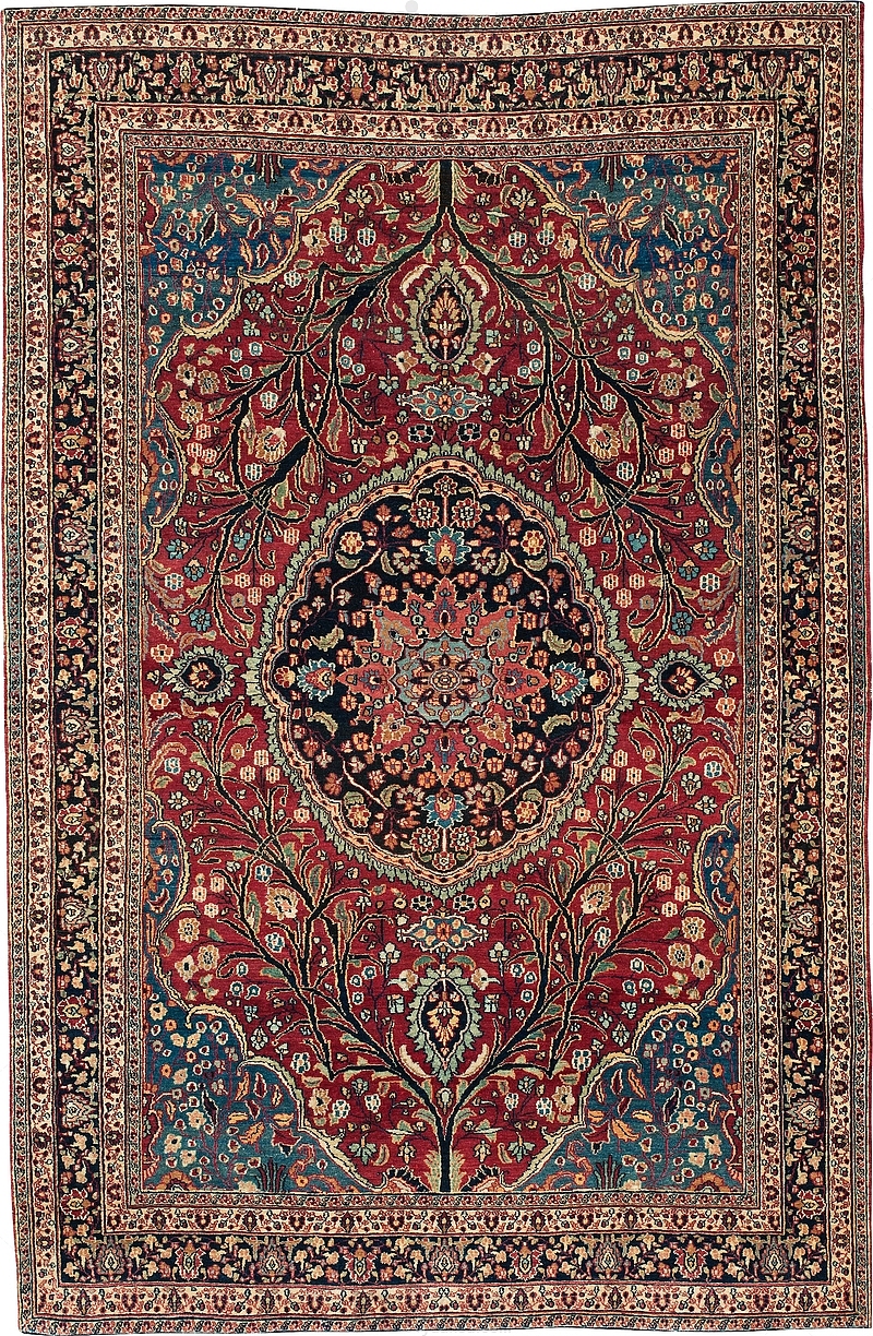 复古刺绣地毯