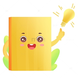 卡通可爱的创意书本元素