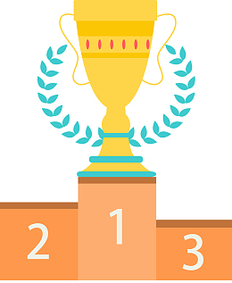 奖牌矢量领奖台