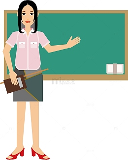 正在上课的女教师