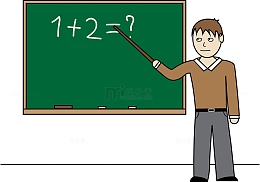 拿着教鞭老师