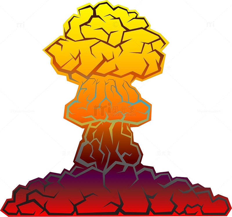 卡通涂鸦核爆炸