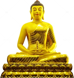 释伽牟尼金身佛像