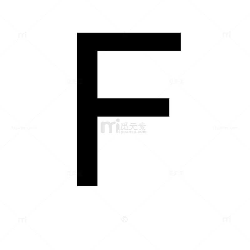 大写字母F