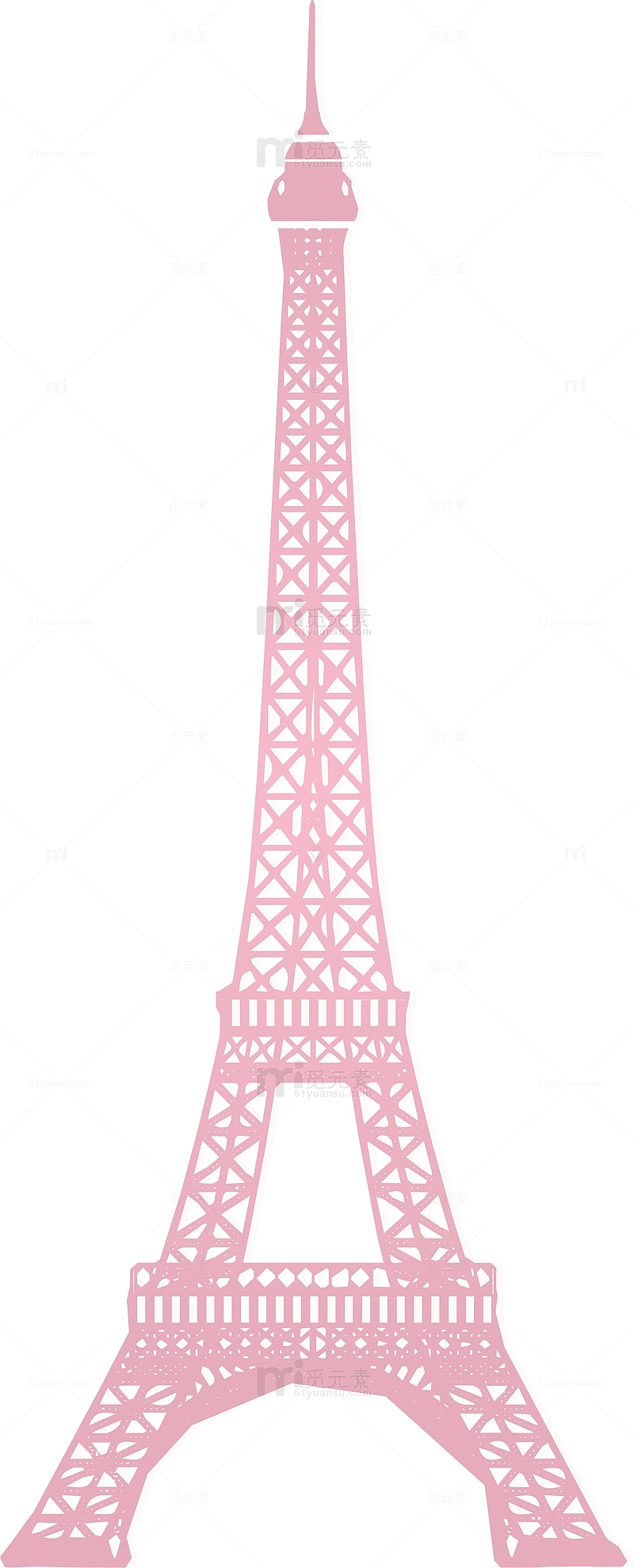 粉色埃菲尔铁塔