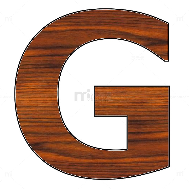地板纹字母G