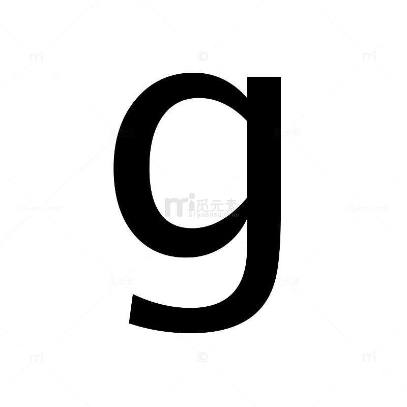 小写字母g