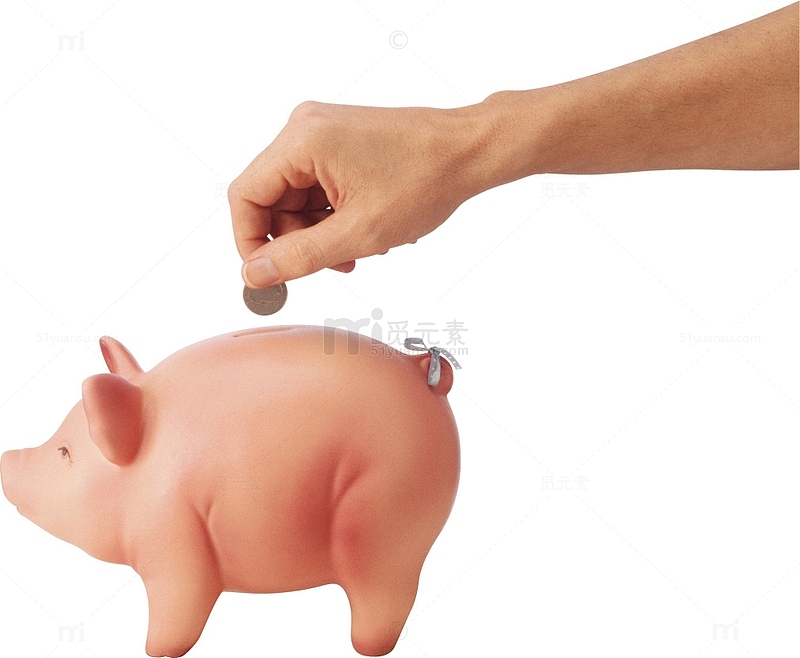 小猪存钱罐投掷硬币
