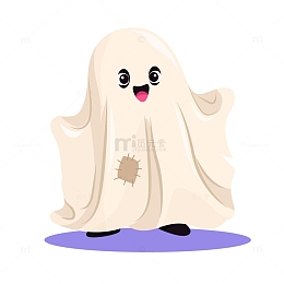 万圣节卡通人物幽灵