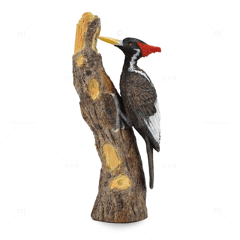 啄木鸟木雕