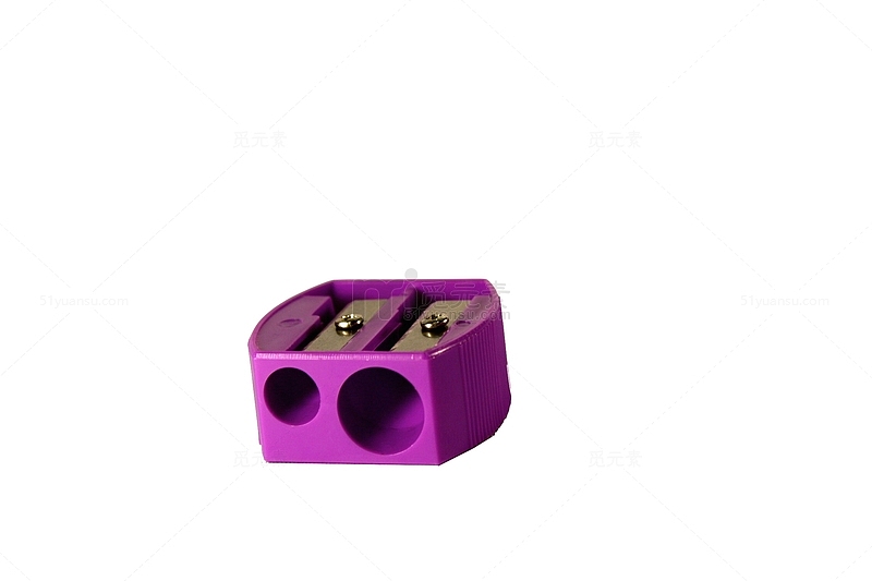 紫色双孔卷笔刀