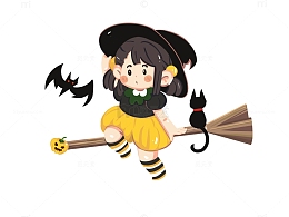 万圣节小女巫
