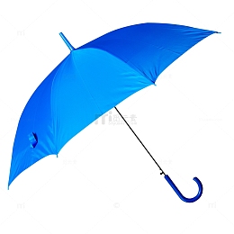 蓝色雨伞