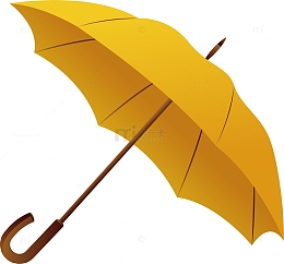 黄色雨伞
