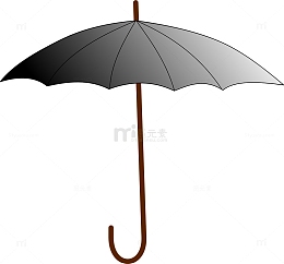 手绘的雨伞