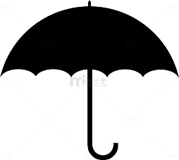 黑色雨伞