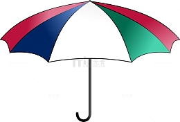 手绘雨伞