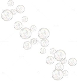 梦幻透明肥皂泡