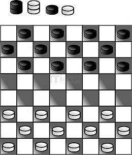 卡通跳棋游戏