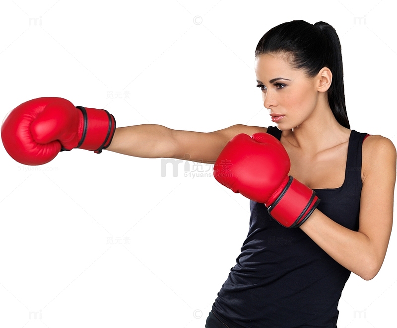 女性拳击手