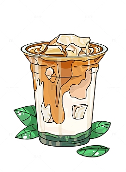 抹茶咖啡拿铁饮品