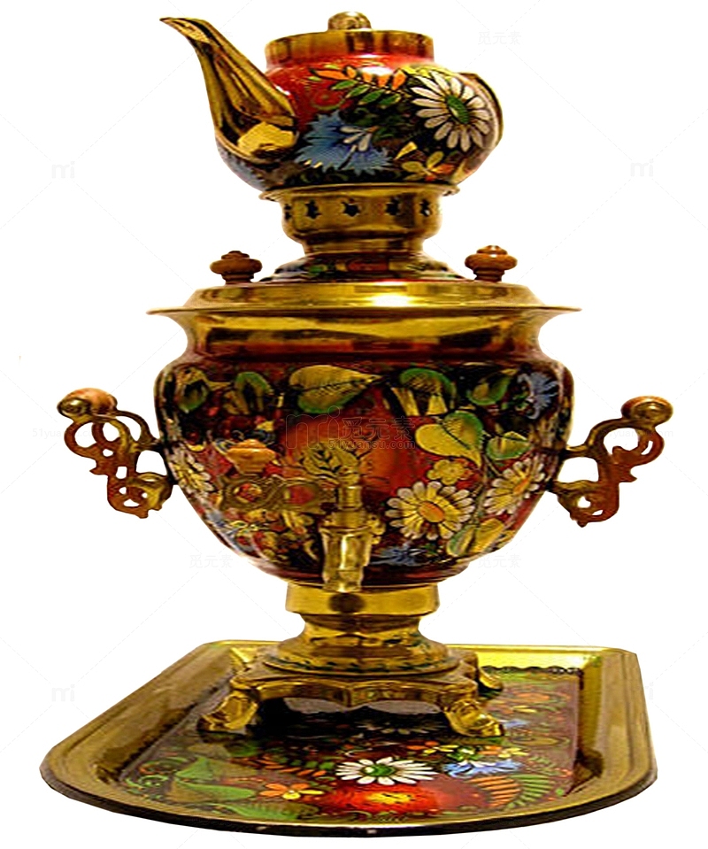 民族风茶壶工艺品萨莫瓦尔