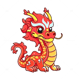 中国龙宝宝龙卡通形象