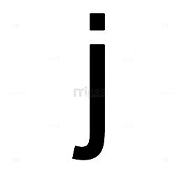 黑色字母J
