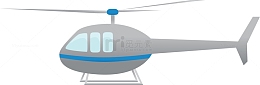 卡通直升机