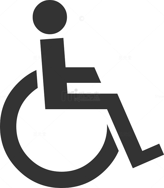 残疾人障碍图标标识