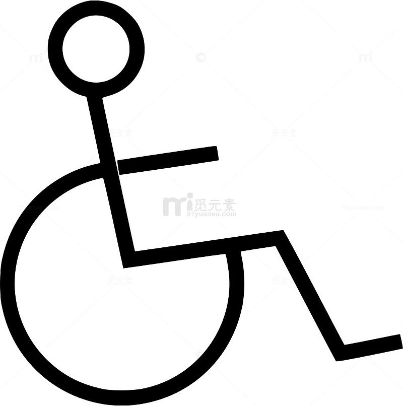 关爱残疾人障碍标志