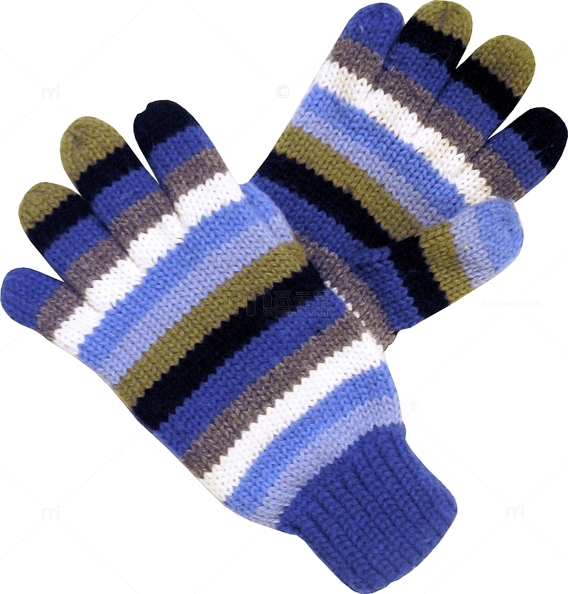 针织保暖加厚户外手套