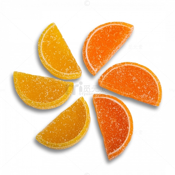 橘子果冻糖果