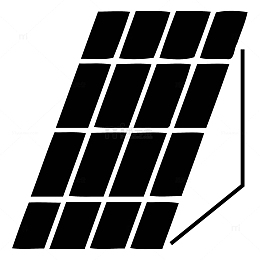 太阳能电池板图标