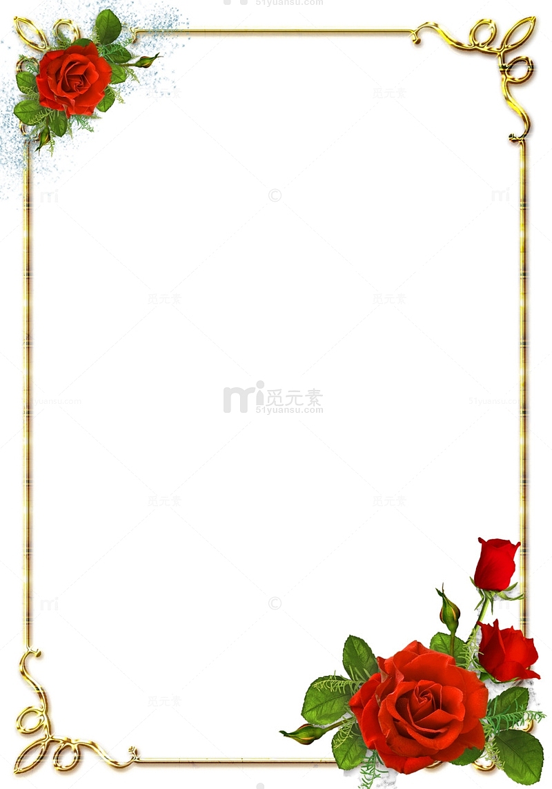 玫瑰花花朵框架