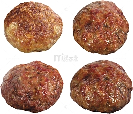 新鲜的肉丸