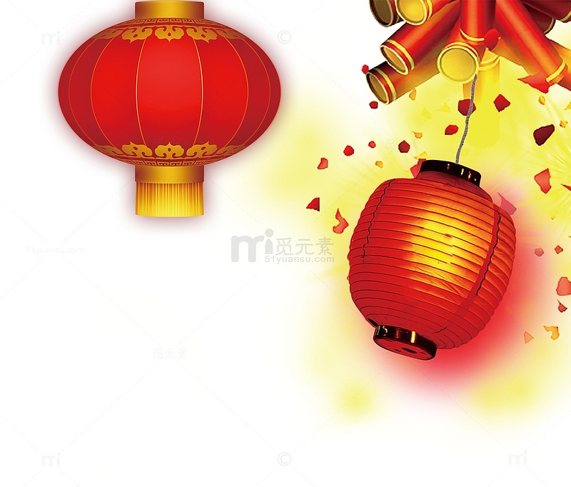 中国新年装饰元素