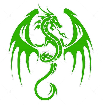 绿色喷火龙图标
