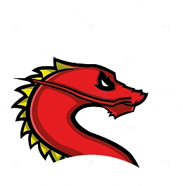 卡通西方龙图标