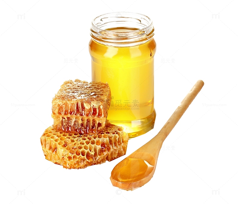 瓶装蜂蜜蜂巢蜜