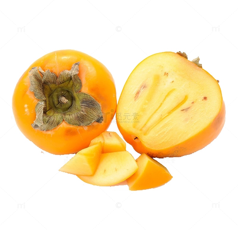秋季脆甜柿子