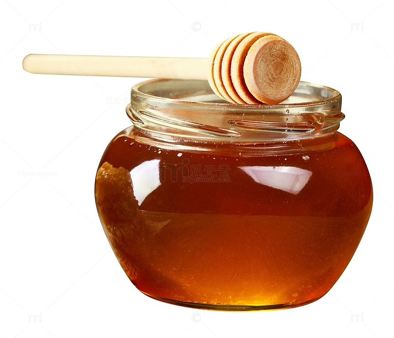 蜂蜜和蜂蜜棒